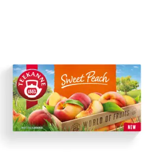 Őszibarackos (Sweet Peach) filteres gyümölcstea Teekanne 45 g (20 filter) 