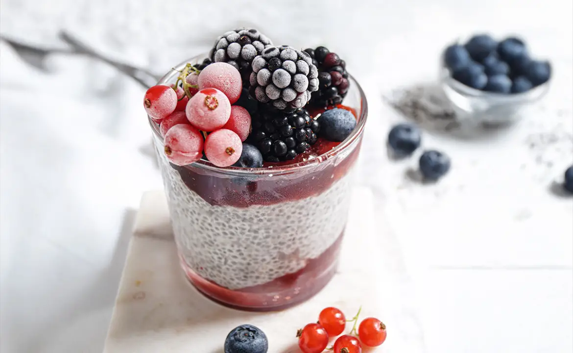 Kókusztejes chia mag puding