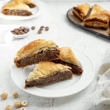 Csokis-mogyorós baklava