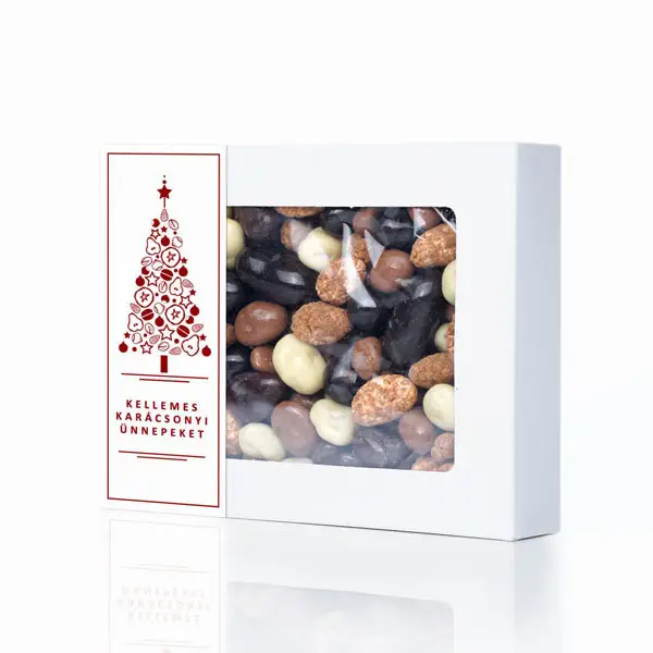 Tarkabarka csokidrazsémix díszdobozban (karácsonyi) 250 g