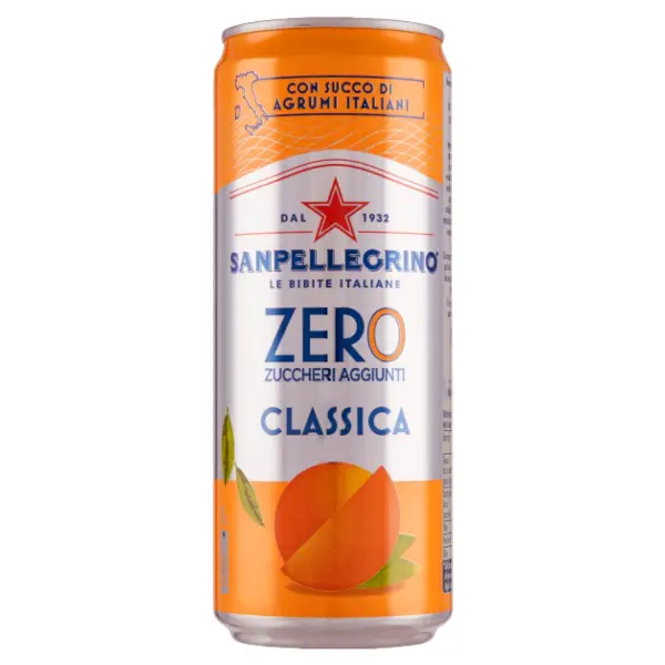 San Pellegrino szénsavas ZERO narancsital 0,33 l 