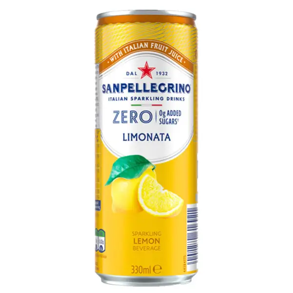 San Pellegrino Limonata szénsavas ZERO citromital 0,33 l 