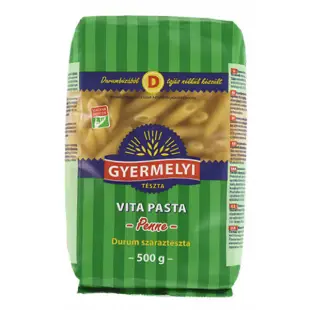 Penne durumtészta Gyermelyi Vita Pasta 500 g