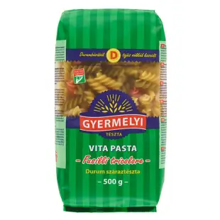 Orsó zöldséges durumtészta Gyermelyi Vita Pasta 500 g