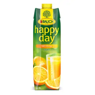 Narancslé szűrt Happy Day (100%-os, cukor hozzáadása nélkül) 1 l