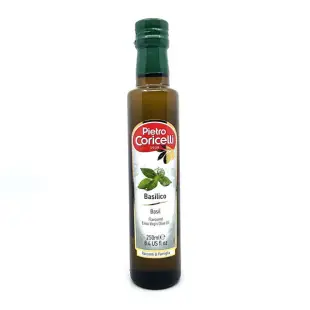Bazsalikomos extraszűz olívaolaj Pietro Coricelli 250 ml