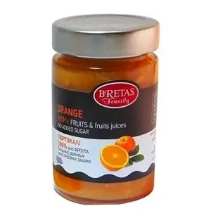 Narancslekvár Bretas 100%os gyümölcstartalommal (cukor hozzáadása nélkül) 240 g