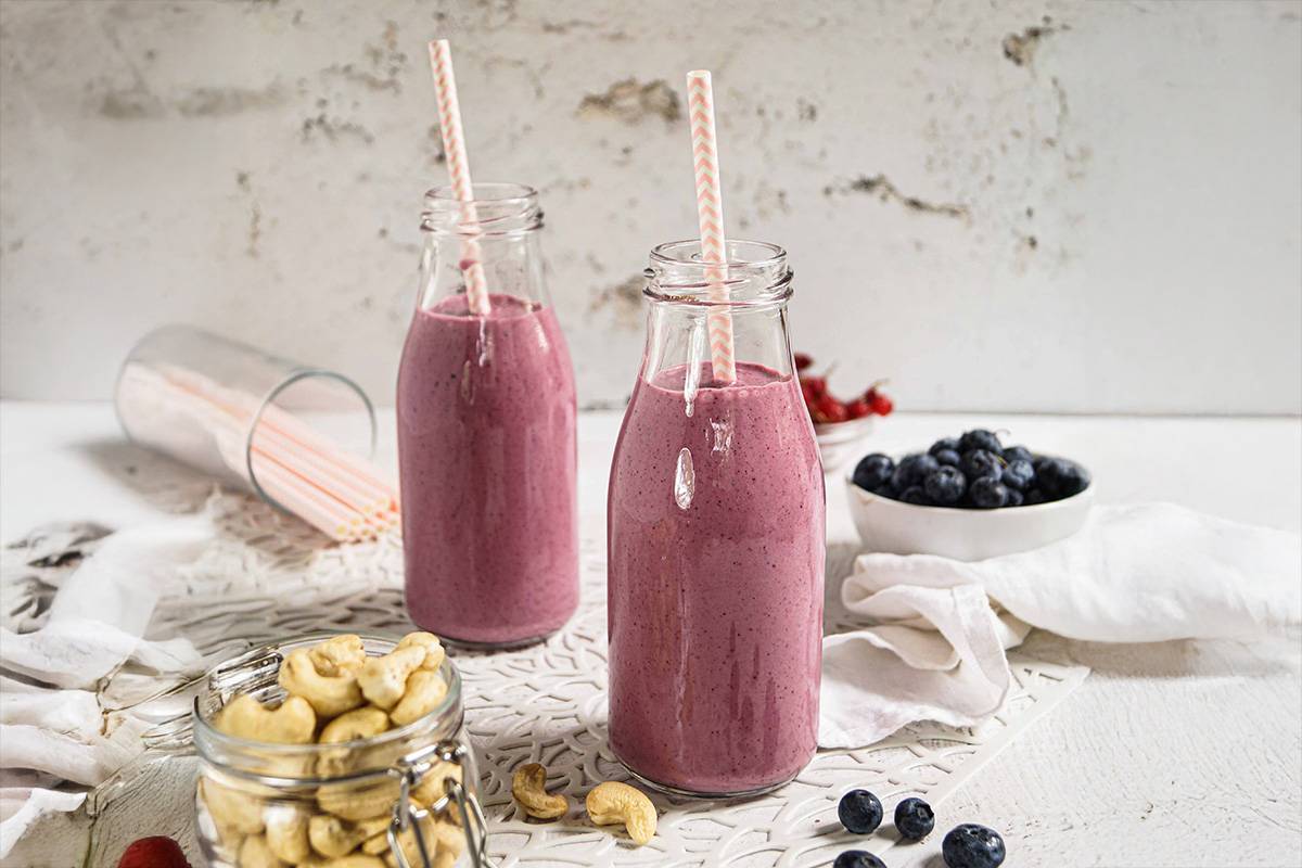 Bogyósgyümölcsös smoothie